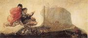 Francisco Goya Fantastic Vision or Asmodea Spain oil painting artist